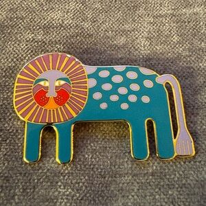 Vintage Laurel Burch “Leonardo” Lion Brooch